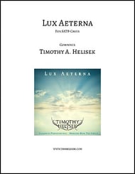 Lux Aeterna P.O.D. SATB choral sheet music cover Thumbnail